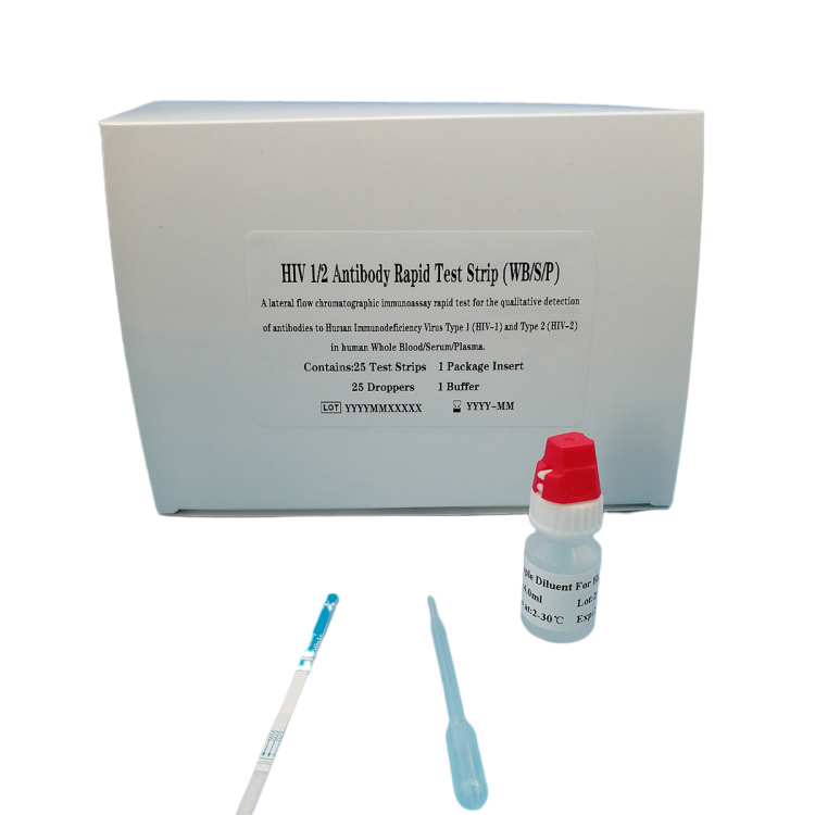 Medical High Accuracy Oral Fluid HIV 1 2 Antibody Diagnostic Test Kit