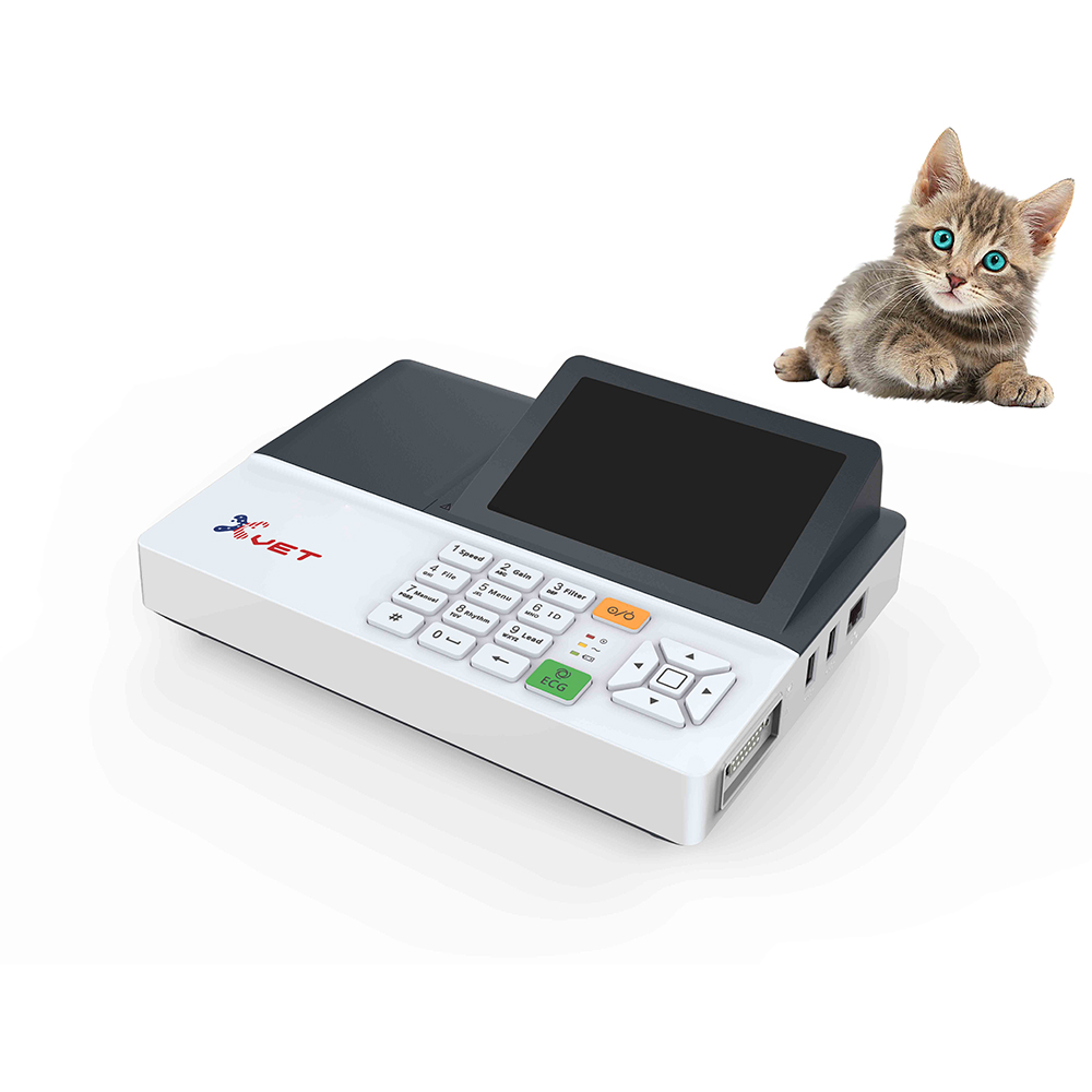 XVET Portable 3 Channel ECG Monitor Machine Electrocardiogram ECG ...
