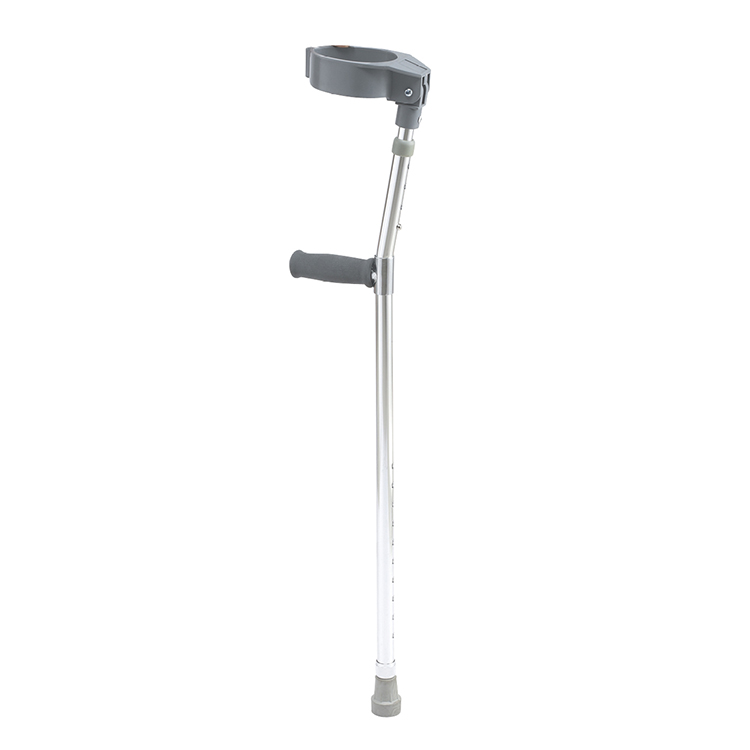 Medical Ergonomic Disabled Walking Crutch Stick Aluminium Alloy Axillary Crutches For Elder MSL918B