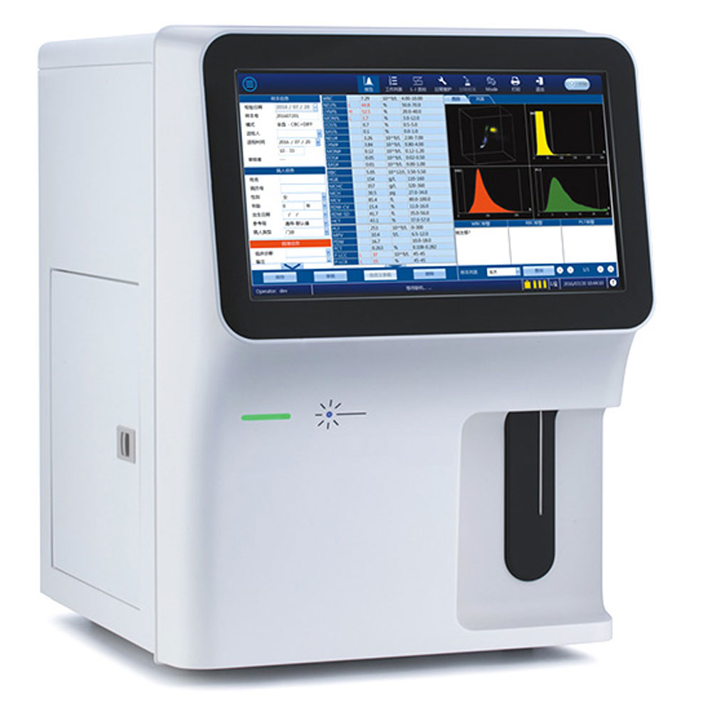 cbc + 5-diff hematology analyzer blood test machine
