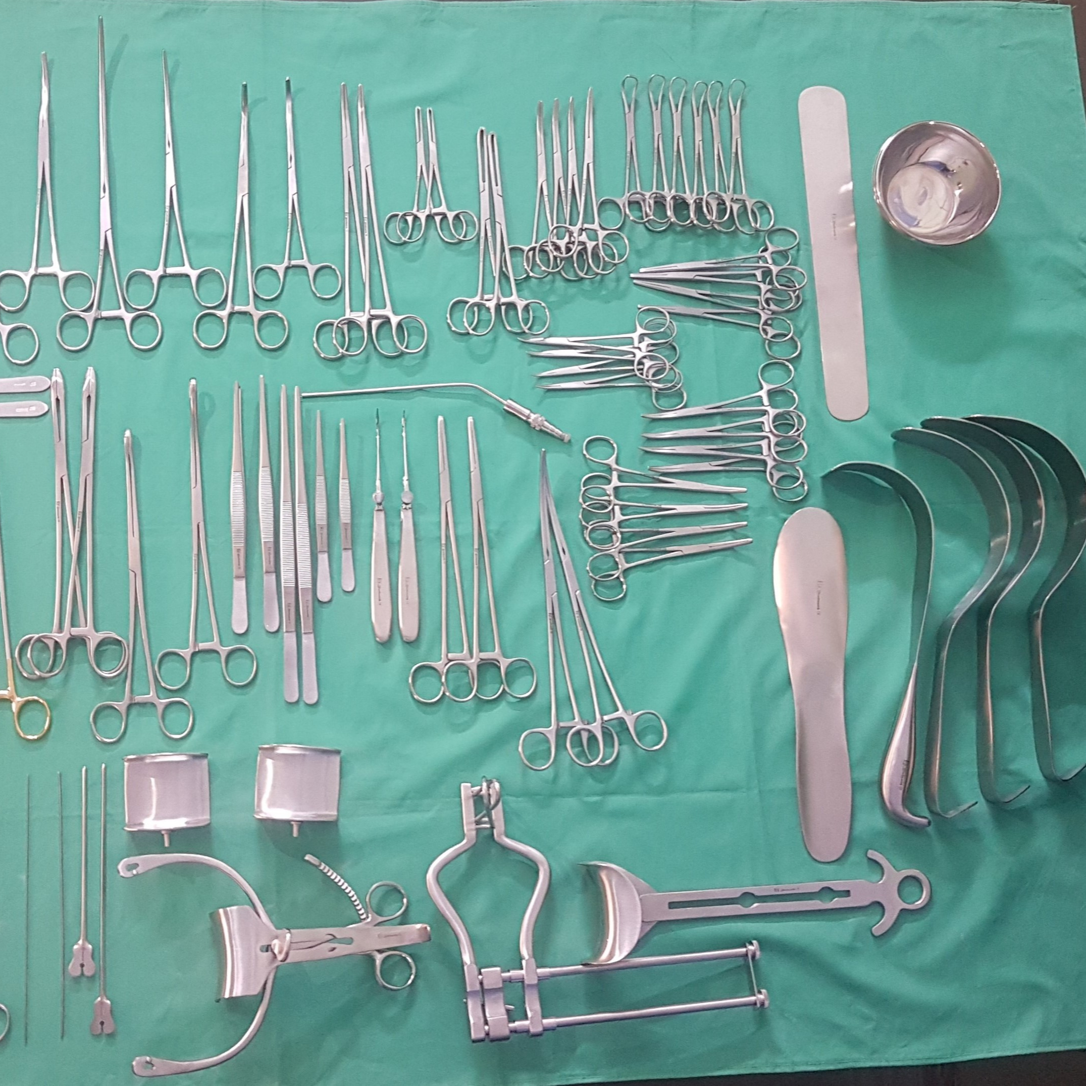 BASIC INSTRUMENT SET Stainless Steel Cesarean Section Set Gynecological ...